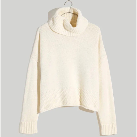 Cozy Cream Turtleneck Sweater - Picture 1 of 3